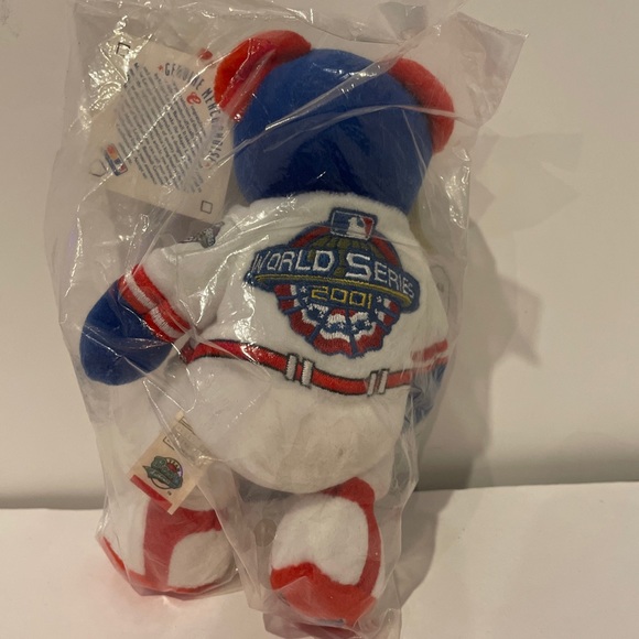 MLB 2001 World Series Champions Arizona Diamondbacks Beanie Bear Fast Free Ship - Picture 2 of 5